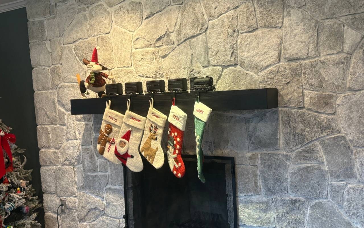 Custom millwork holiday décor from Holiday Carpentry Projects in Westchester homes