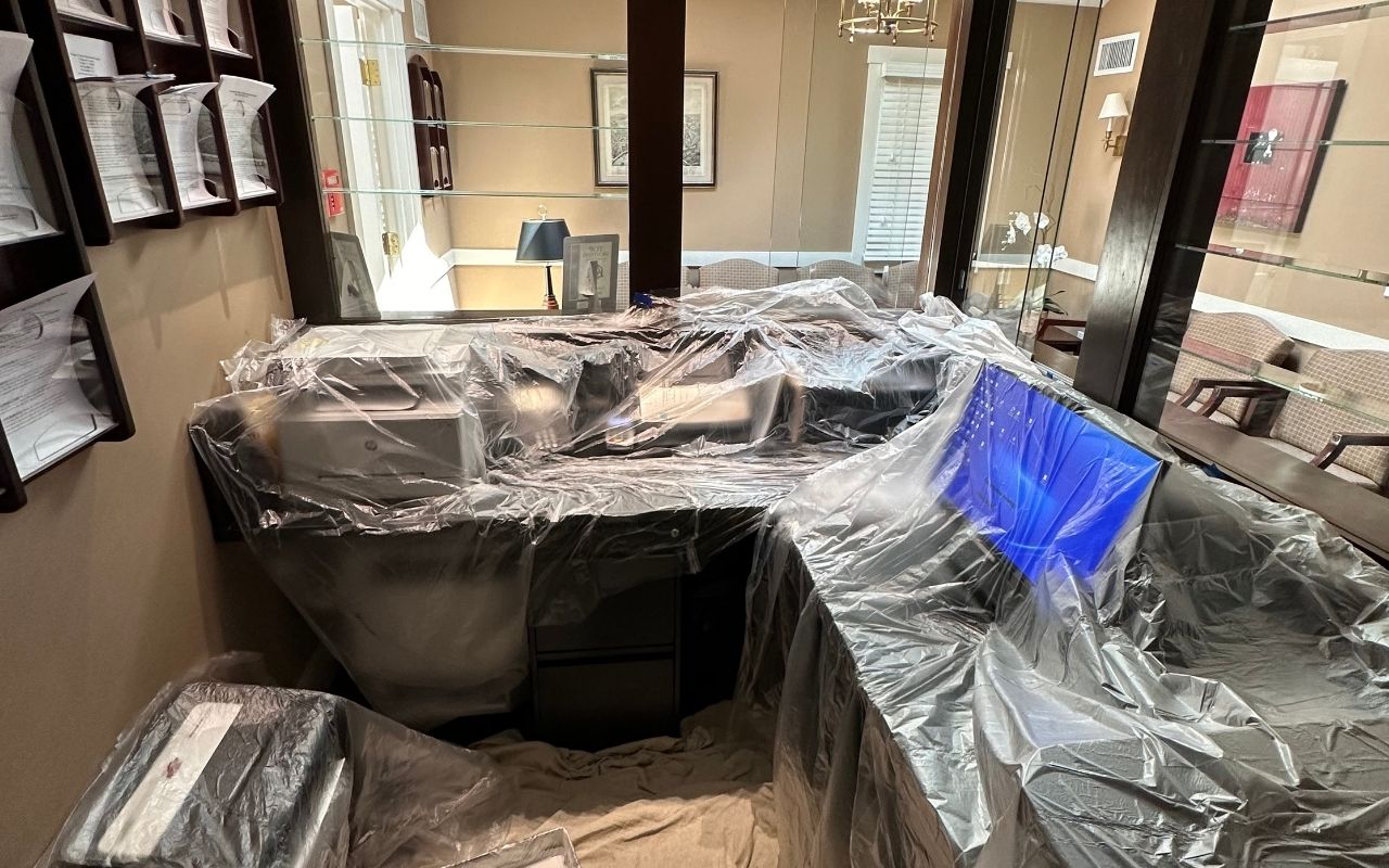 Delay repainting risks shown by peeling paint on an interior wall