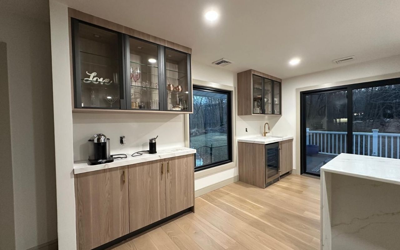 cabinet refinishing vs replacing options in a modern kitchen