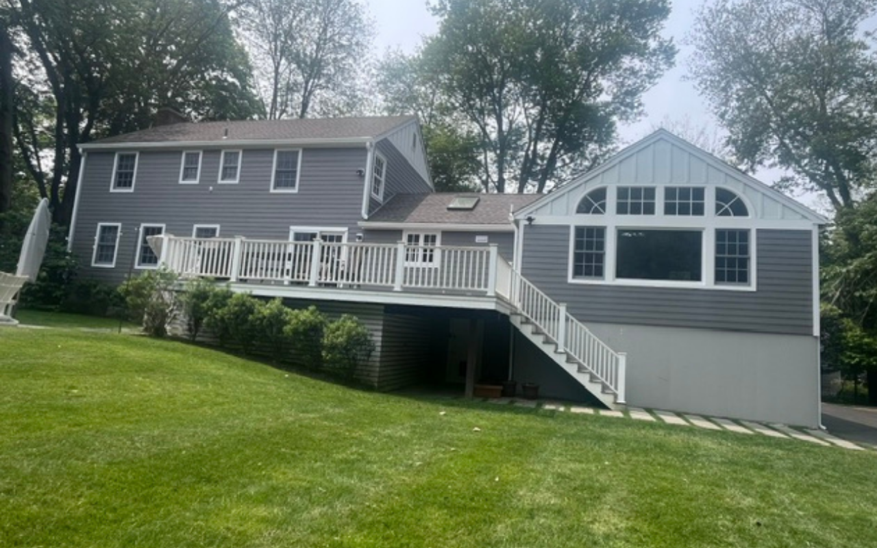 Home prepared with exterior painting before vacation