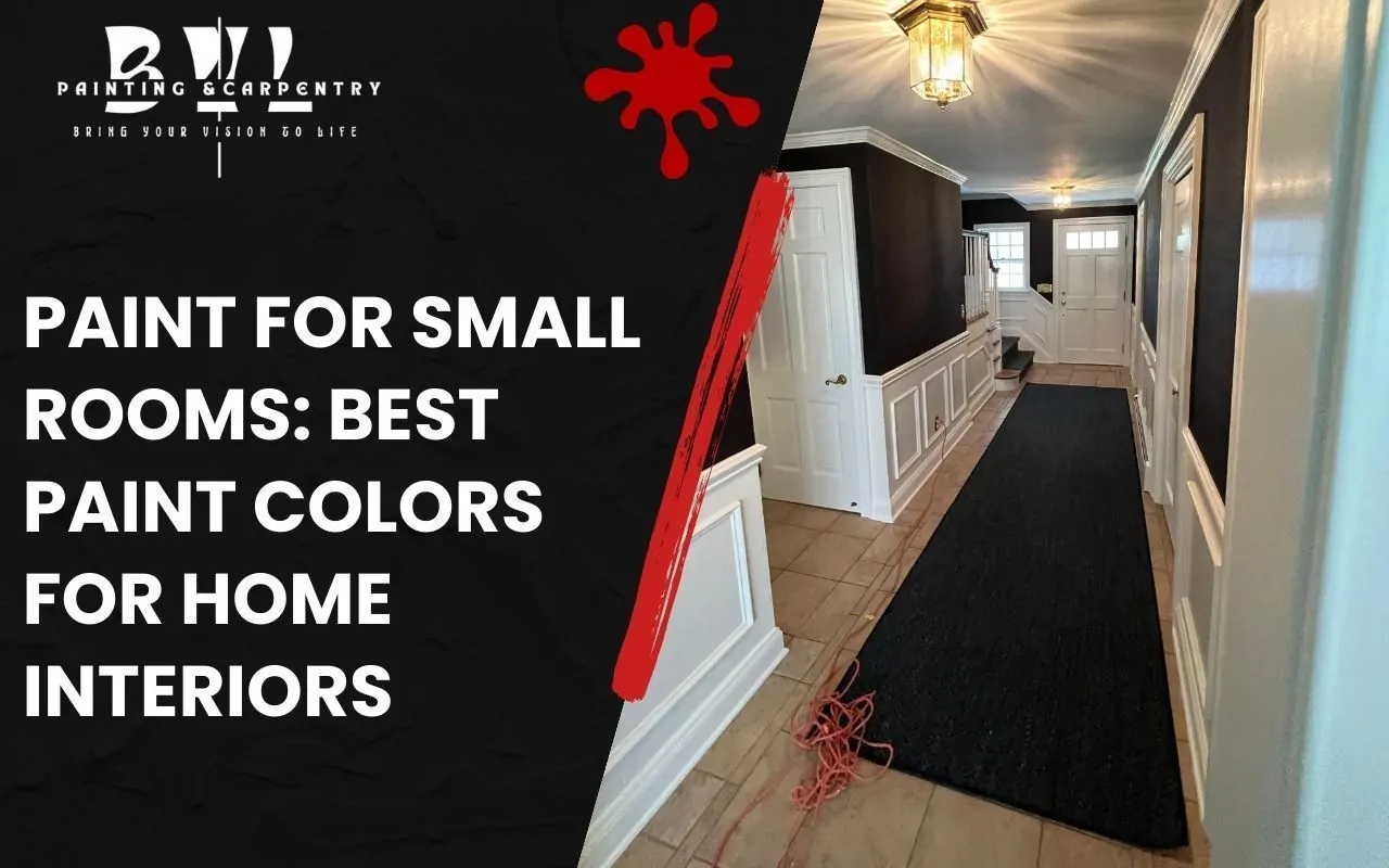 Modern paint techniques for enhancing small home interiors
