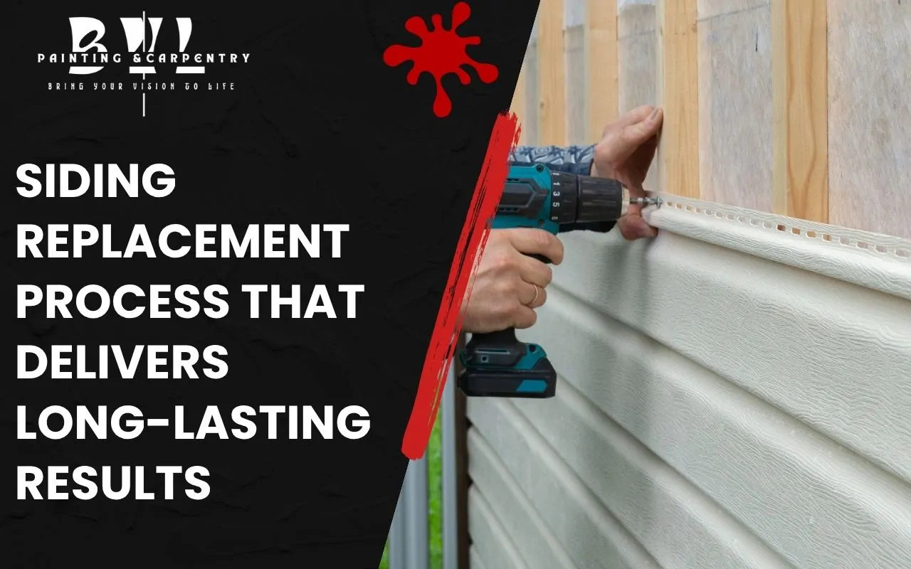 Crew installing siding panels during a home exterior renovation