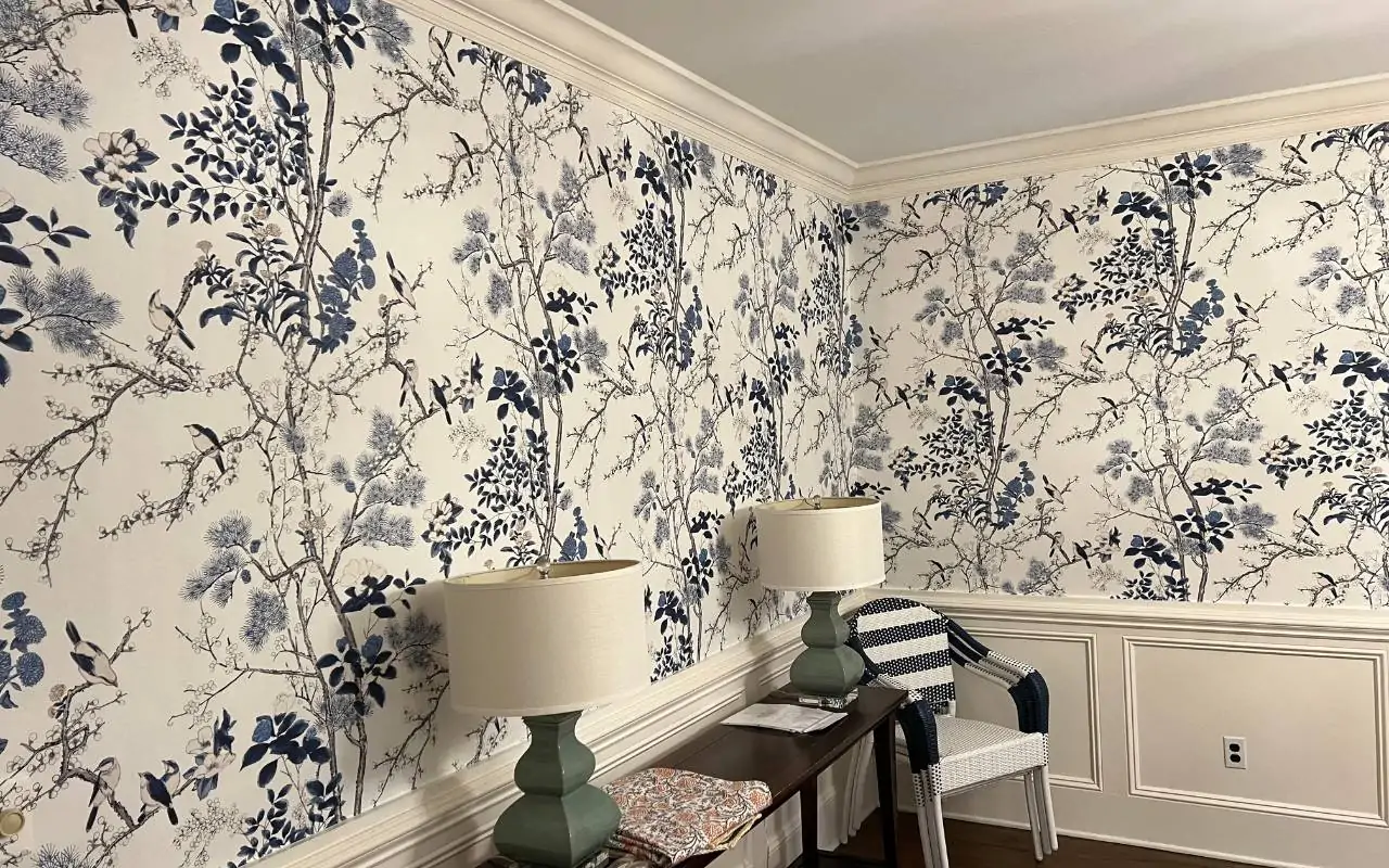 Guide showing benefits of professional wallpaper install